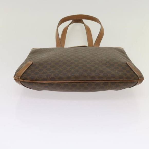 CELINE Macadam Canvas Tote Bag PVC Brown Auth yk11272 - Picture 6 of 16